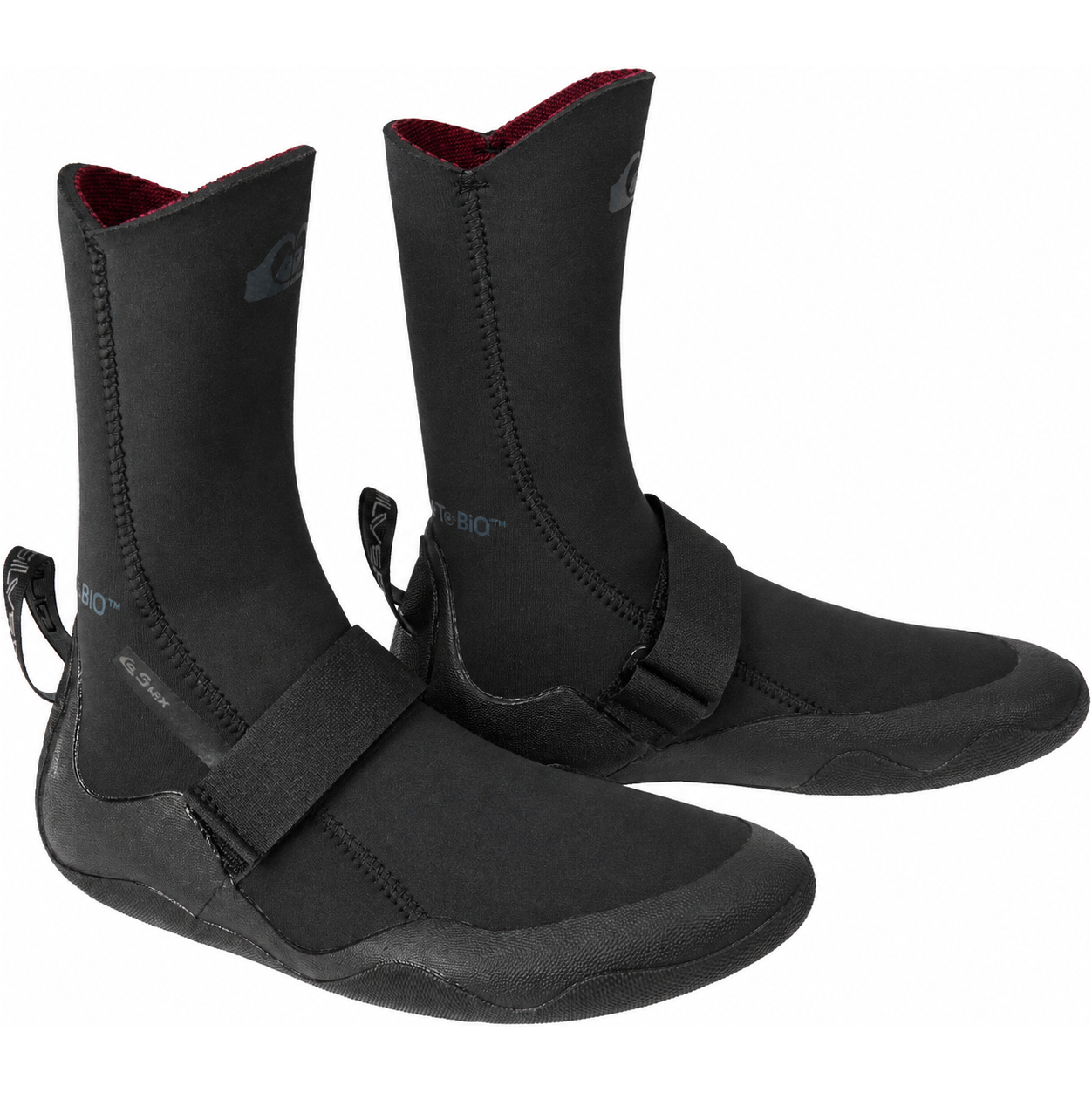 2026 Quiksilver Prologue + 5mm Runder Zehenspitze Stiefel 25AW193501 - Black